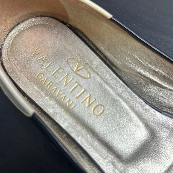 VTG Valentino Garavani Patent Leather Polka Dot Flats IT 37 US 7 - Picture 2 of 11